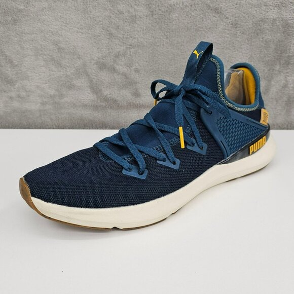 Puma x First Mile Mens Pure XT Utility Training Shoes 11.5 Blue Yellow 195198-02 - Picture 1 of 14